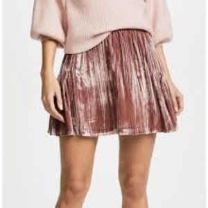 New w/ Tags Madewell Crushed Velvet Skirt